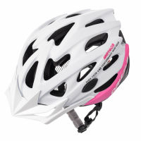 Kask rowerowy Meteor Drizzle biało-różowy